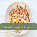 Menu Tapart -  6 pers