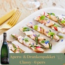 Apero- & drankenpakket Fancy cava - 6 pers
